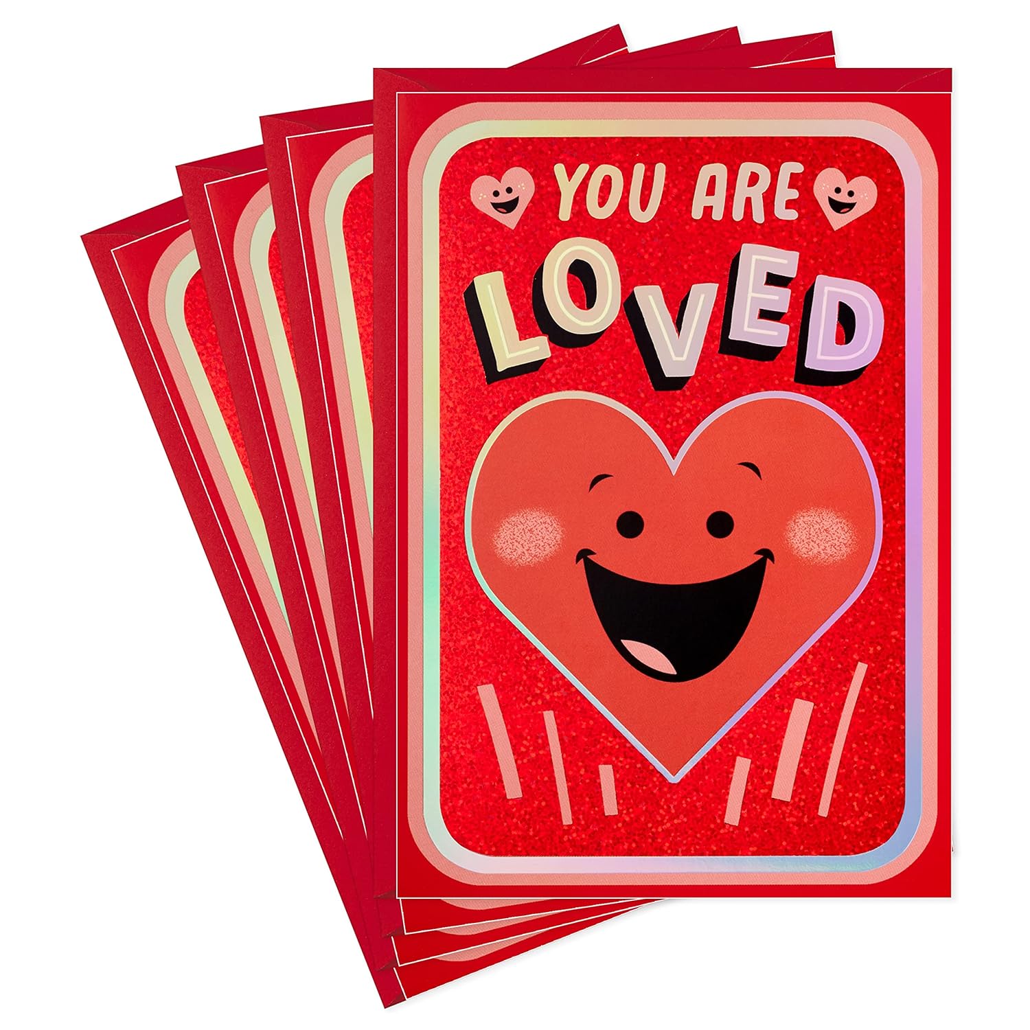 Hallmark Shoebox Pack of 4 Valentines Day Cards (You Are Loved)