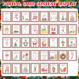 Christmas Game Charades Family Game Cards For Holiday Night, Charades Cards And Plastic Sand Time, Fun For Santa Holiday Party Adult(Pattern)