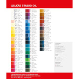 Lukas Studio Artist Oil Color Paints - High-pigment oil paint made with natural binder for artist, painting, & more! - [Ivory Black - 2 Liter]