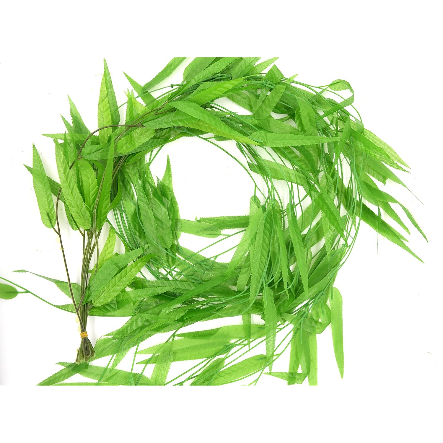 50 Pcs 376 Feet Artificial Flower Greenery Wicker Rattan Vine Fake Foliage Leaf Flowers Plants Garland Garden Decoration