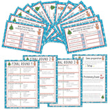 Christmas Friendly Feud Card Game, Christmas Games For Family Party, Holiday Party Trivia Quiz For Winter Gathering, Family Feud Games, Feud Trivia Quiz - Tfx2