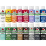 Apple Barrel Multi-Surface Paint Set (2-Ounce), Colors, 32 Fl Oz, 16 Piece