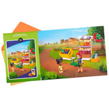 Hallmark Birthday Card for Kids with Legos (Friends Market Building Kit, Ages 5 and Up)