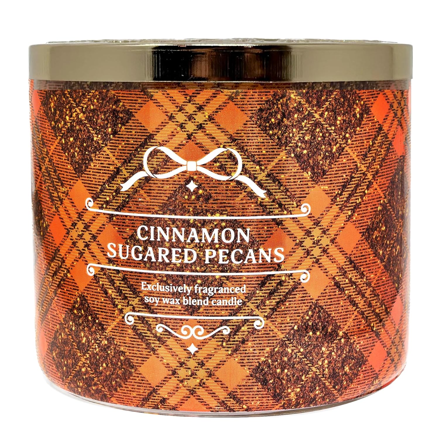 Bath And Body Cinnamon Sugared Pecans Candle - Warm Cinnamon + Toasted Pecan Nuts + Brown Sugar - 3 Wick Strong Scented Christmas Candles For Xmas Decor - Large, 14.5 Oz - Winter, 2025