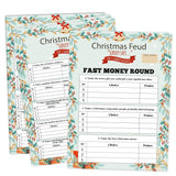 Christmas Family Feud Game, Christmas Games For Family Party And Adults, Friendly Feud Quiz Fun Trivia For Game Night, Office Class Groups, 30 Preliminary Cards & 3 Fast Money Round Cards, 01
