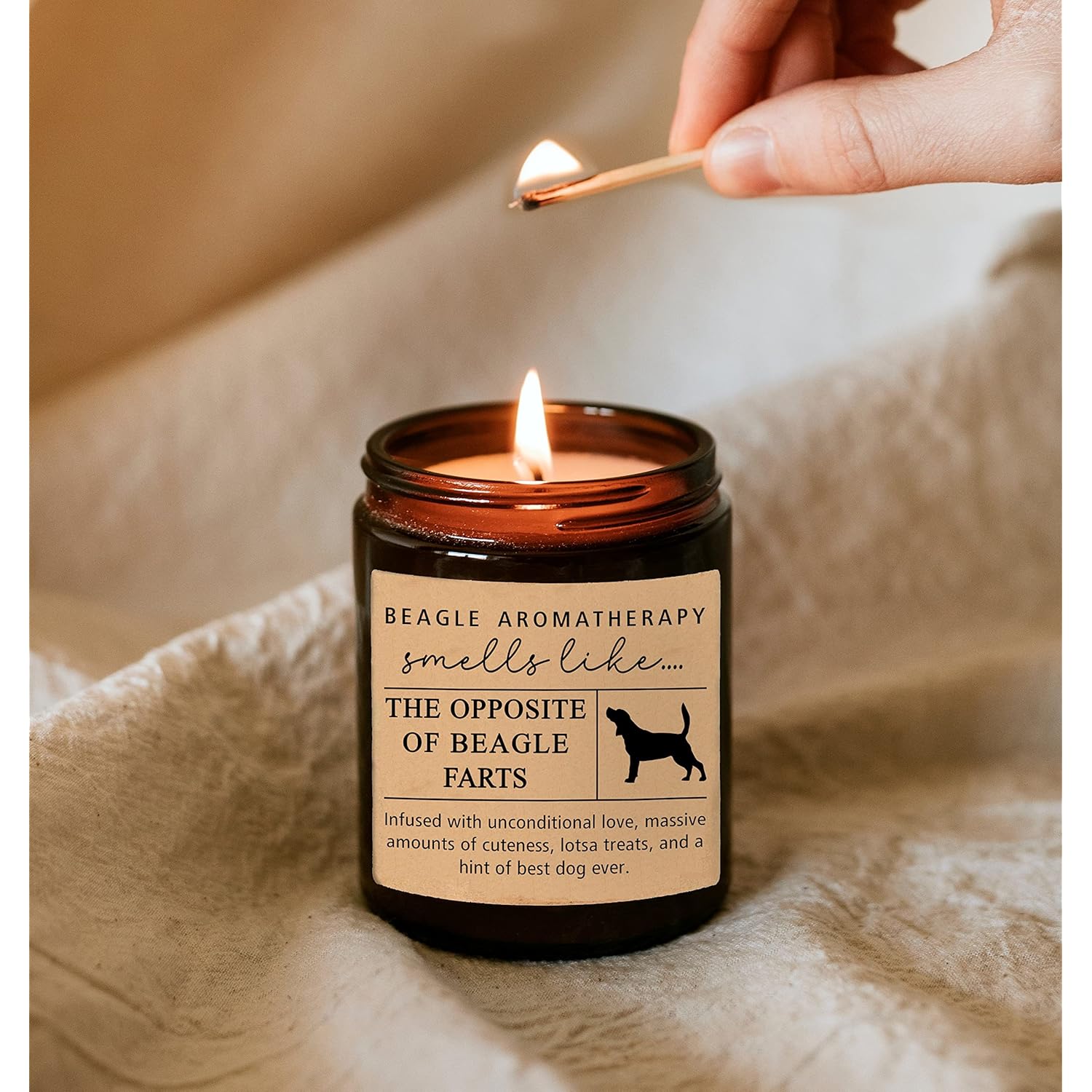Beagle Gifts - Beagle Mom - Beagle Candle - Funny Beagle Gift - Gift For Beagle Lover - Unique Gift For Beagle Lover - Beagle Mother'S Day Gift