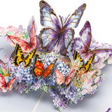 Pop Up Birthday Card, Handmade 3D Butterfly Mothers Day Card, Thank You Greeting Card Gifts For Women Mother Wife Girls Daughter