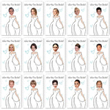 33 Cute Bridal Shower Games - Scratch Off Bridal Shower Game.Funny Bachelorette Party Games - Who Has The Bride - 33 Sheets