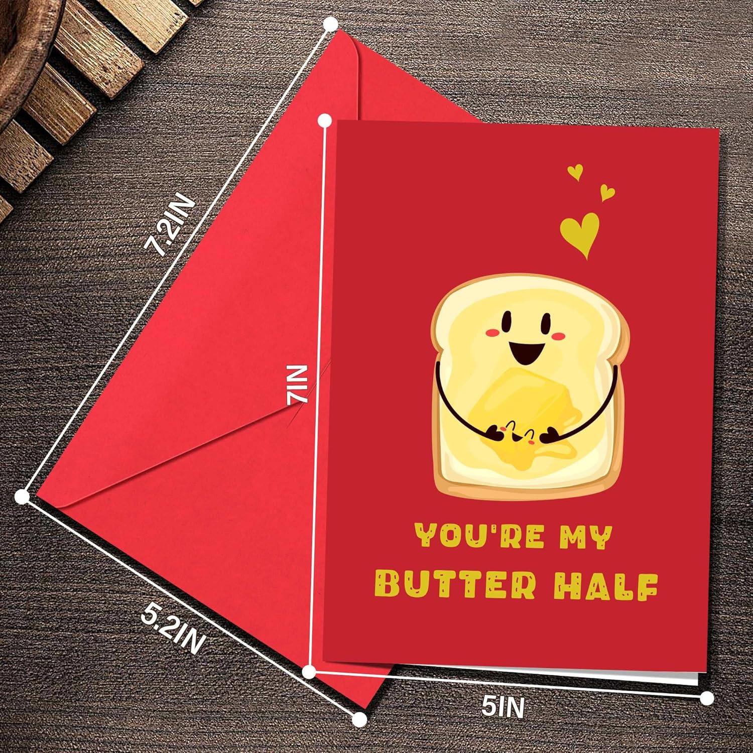 Valentines Day Card For Husband - 5 X 7 In Funny Valentine Card For Wife, Cute Valentine Cards For Boyfriend Girlfriend Fiance Lover, Romantic Valentines Day Gifts For Him Her Men Women