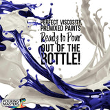 Pouring Masters Ultramarine Blue Ready To Pour Acrylic Pouring Paint - Premium 32-Ounce Pre-Mixed Fluid Acrylic Paint - Fluid Art Supplies For Canvas, Wood, Paper, Tile & Rocks