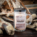 Morning Wood Cedarwood Vanilla Candle - Funny Candle Makes Great Gift For Him - Vanilla Scented Mason Jar Gag Candle - 10 Oz, 80 Hour Burn Time, Poured In Small Batches In Usa