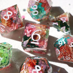 Dice Resin Molds Silicone, Dnd Dice Epoxy Resin Molds With 7 Standard Polyhedral Stereoscopic Dice Cavities, Silicone Molds For Epoxy Resin, Diy Dices Making, Table Board Game