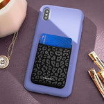 Stick-On Fabric Phone Wallet, Cute Card Holder for iPhone Case - Pocket Style