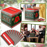 51 Pcs Ugly Sweater Party Voting Cards Sets With 1 Ugly Sweater Contest Ballot Box And 50 Voting Cards For Xmas Decorations Winter New Year Office Holiday Party Supplies