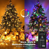 Smart Christmas Mini String Lights 98 ft 300 LED RGB Color Changing