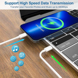 4 Pack USB C to Lightning Fast Charging Cable 3FT MFi Certified for iPhone