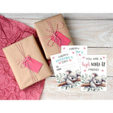 30 Pcs Koala Valentines Day Cards, Cute Valentines Day Gifts For Teen, Greeting Cards For Classroom Gift Exchange Party Favor Supplies(Mq-6-5)