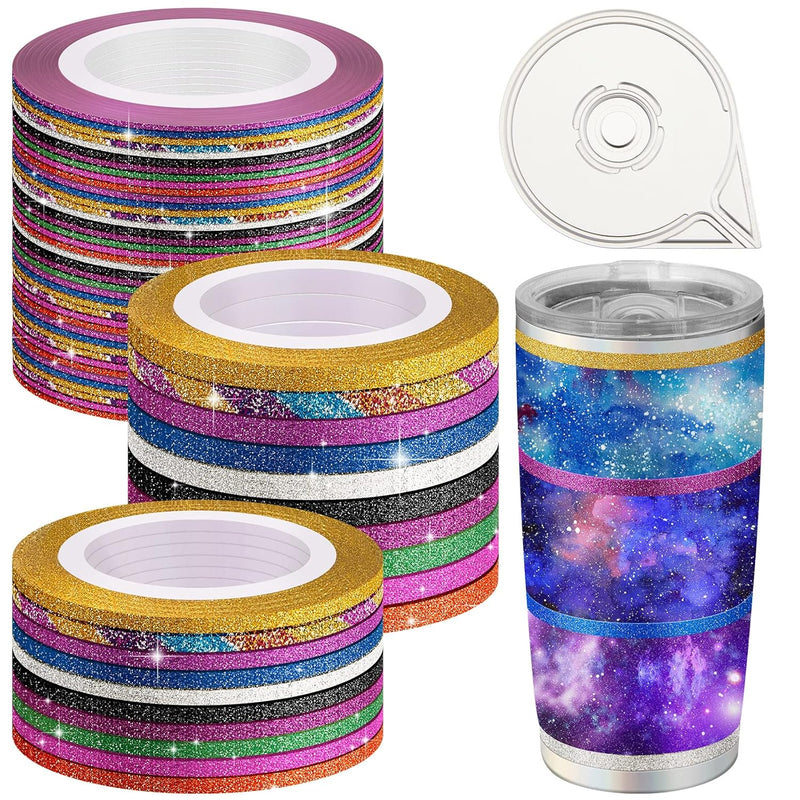 69 Rolls Line Striping Tape For Tumblers Making Holographic Pinstripe