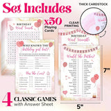 Who Knows The Birthday Girl Best Game - Teen Girl Birthday Party Games For 25 Guests, Birthday Word Scramble Sleepover Party Supplies For Girls, Fun Birthday Activities For Teens Party Decor
