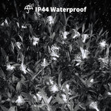 Fiber Optic Fairy Lights Battery Operated, 33Ft 60 Led Mini Fireworks String Lights With Timer, Green Wire Christmas Tre