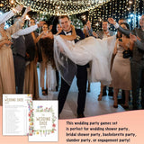 Wildflowers Wedding Shower Games, Wedding Shoe Bridal Shower Games Cards, Spring Flowers Bachelorette Party Game Ideas, Engagement Party Supplies & Activity, Set Of 30 Cards -A07