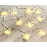 Led Butterfly String Lights - 7 Foot Battery Powered Fairy Lights For Garden, Bedroom, Dorm, Patio, Party, Wedding, Chri
