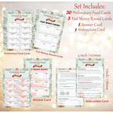 Christmas Family Feud Game, Christmas Games For Family Party And Adults, Friendly Feud Quiz Fun Trivia For Game Night, Office Class Groups, 30 Preliminary Cards & 3 Fast Money Round Cards, 01
