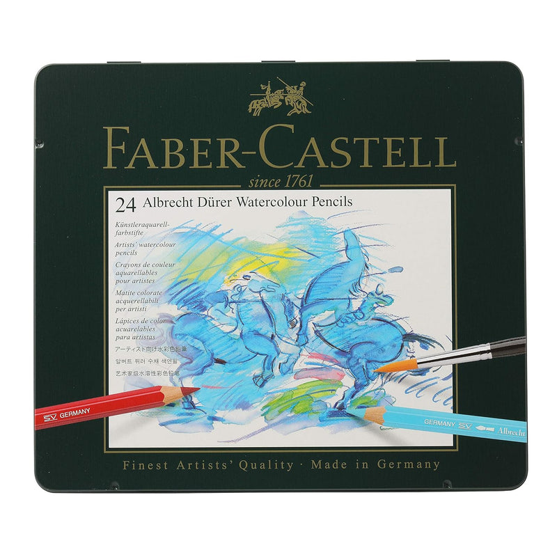 Faber-Castel Fc117524 Albrecht Durer Artist Watercolor Pencils In A Tin (24 Pa