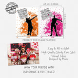 Video Game Valentines Day Themed Classroom Sharing Cards Party Supplies For Kids Friends School Dance Emote Gamer Set Of 27