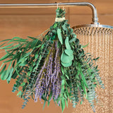 5 Kinds Eucalyptus & Lavender Flowers Bundles For Shower, 17'' Real Plants Leaves, Shower Wedding Home Decor, Shower Eucalyptus Haning Plants, Witchy Decor Aesthetic (75Pcs)