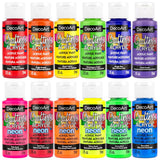 DecoArt DASK396 Acrylic 2 Oz 12 Count Brights Craft Paint Value Pack