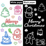 Double Line Outline Permanent Markers, 28 Colors Squiggles Shimmer Markers Set, Self Outline Metallic Marker Pens For Art, Drawing, Doodling, Card Making, Christmas Card, Diy Crafts