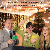 Christmas Friendly Feud Card Game, Christmas Party Game For Family Activity, Christmas Games For Adults, Feud Quiz, Christmas Quiz(Sdfeud01)