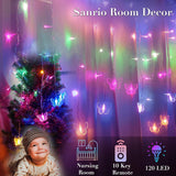Curtain Butterfly String Light 20Ft 120Led Window Usb Fairy Lights 24 Butterfly 8 Modes With Remote Control For Room Bed