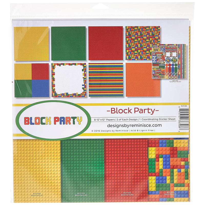 Block Party Collection Kit, (Blp-200), 12X12 Inches