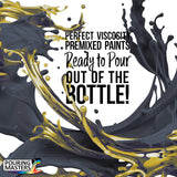 Pouring Masters 12-Color Ready-To-Pour Acrylic Iridescent Color Shifting Pouring Paint Set, With Silicone Oil & Gloss Medium, 8Oz Bottles, Pour Paint Supplies For Canvas & Crafts