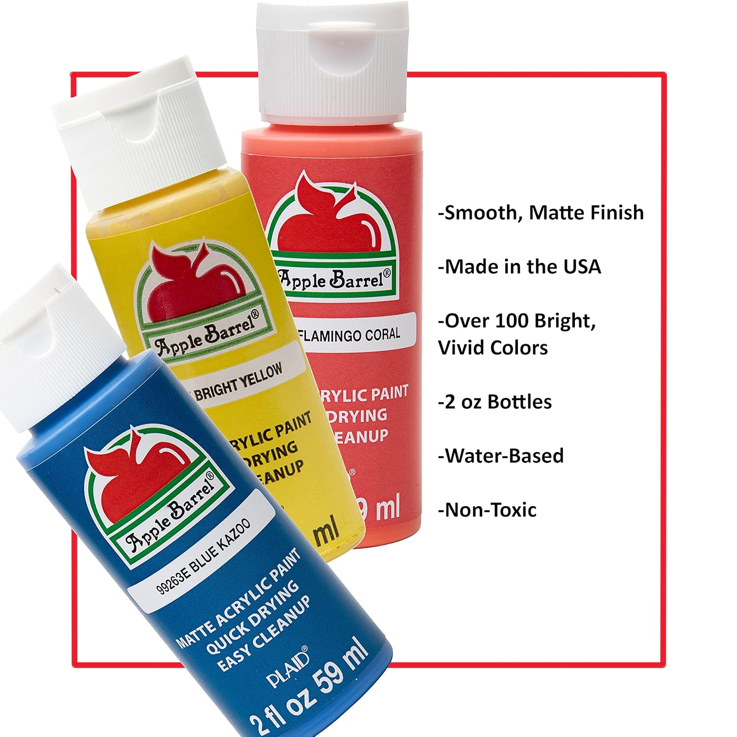 Apple Barrel Acrylic Paint, Pumpkin Orange (Pack of 9) 2 oz, 20588EA- (Pack of 9)