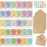 30 Pack Valentine'S Day Cards Set, Funny Bulk Boxed Greeting Cards With Envelopes And Stickers, Wavy Checker Holiday Notes Set For Gift Exchange Office Coworker Colleague Employees Party Favors