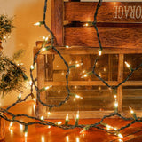 White Christmas Lights,100 Count Clear Mini Lights Incandescent Christmas Tree String Lights, Connectable For Christmas