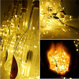 Bottle Lights 12 Pack 20 Leds Cork Lights For Wine Bottles Battery (Included) Powered Fairy Mini String Lights For Diy J