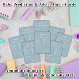 Baby Prediction And Advice Cards, Baby Shower Games Cards, Minimalism Boy Or Girl Baby Gender Reveal Party Favors Decorations And Supplies, 30 Pcs Double-Sided - A11