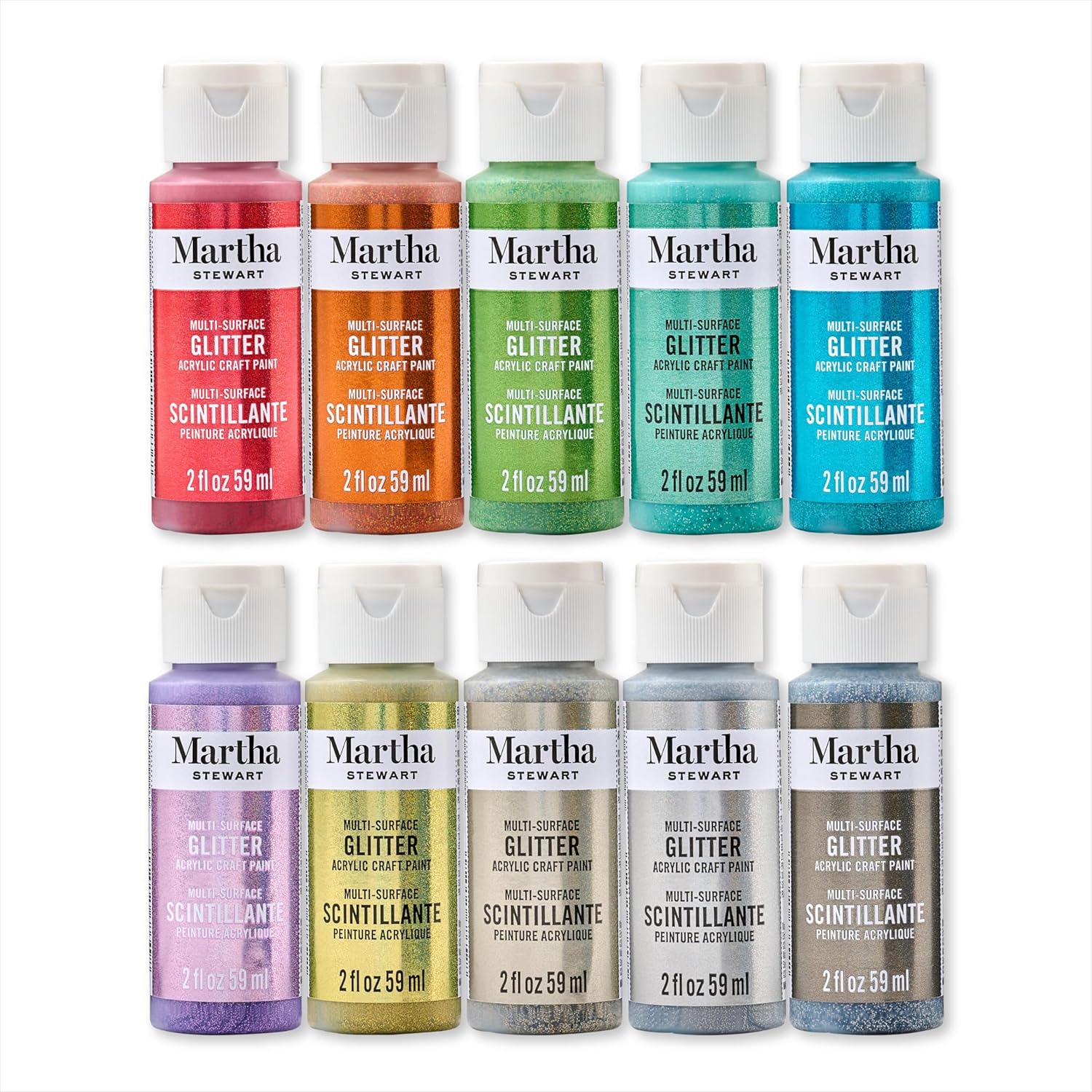 Martha Stewart, Multi-Surface Specialty 10 pc Paint Set, Studio Lights