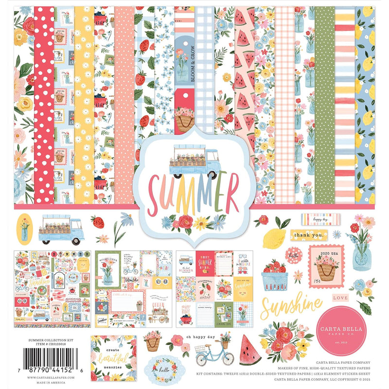 Summer Collection Kit Paper 12-X-12-Inch