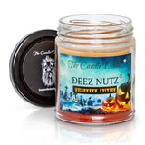 Deez Nutz - Halloween Edition - Banana Nut Bread Scented 6 Ounce Jar Double Pour Candle- 40 Hour Burn Time