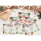 Christmas Friendly Feud Quiz, Friendly Feud Games, Feud Trivia Quiz, Family Activity, Family Games For Game Night, Baby Shower Game, Xmas Gifts Holiday Party Game And Activity Supplies(Z006)