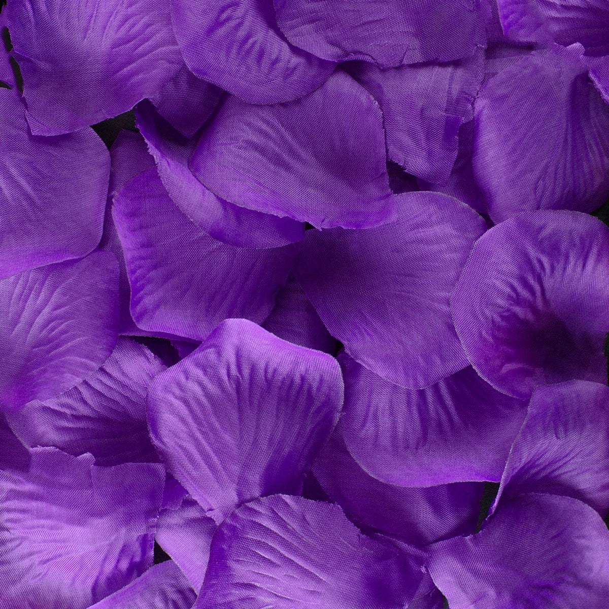 Silk Fabric Flower Mini Rose Petals For Weddings (1000 Pieces) (Purple)