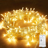 120Led String Lights For Bedroom Plug In, 33Ft Indoor Twinkle Fairy Lights, 8 Modes Christmas Twinkle Lights Outdoor Wat