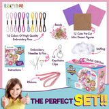 12 Pre-Cut Mini Treats Dessert Fun Kids Sewing Kit For Kids Ages 8-12 Children Beginners Sewing Kit Kid Crafts Make Your Own Felt Pillow Plush Craft Kit Girls And Boys Art Craft Kits Learn To Sew Kit