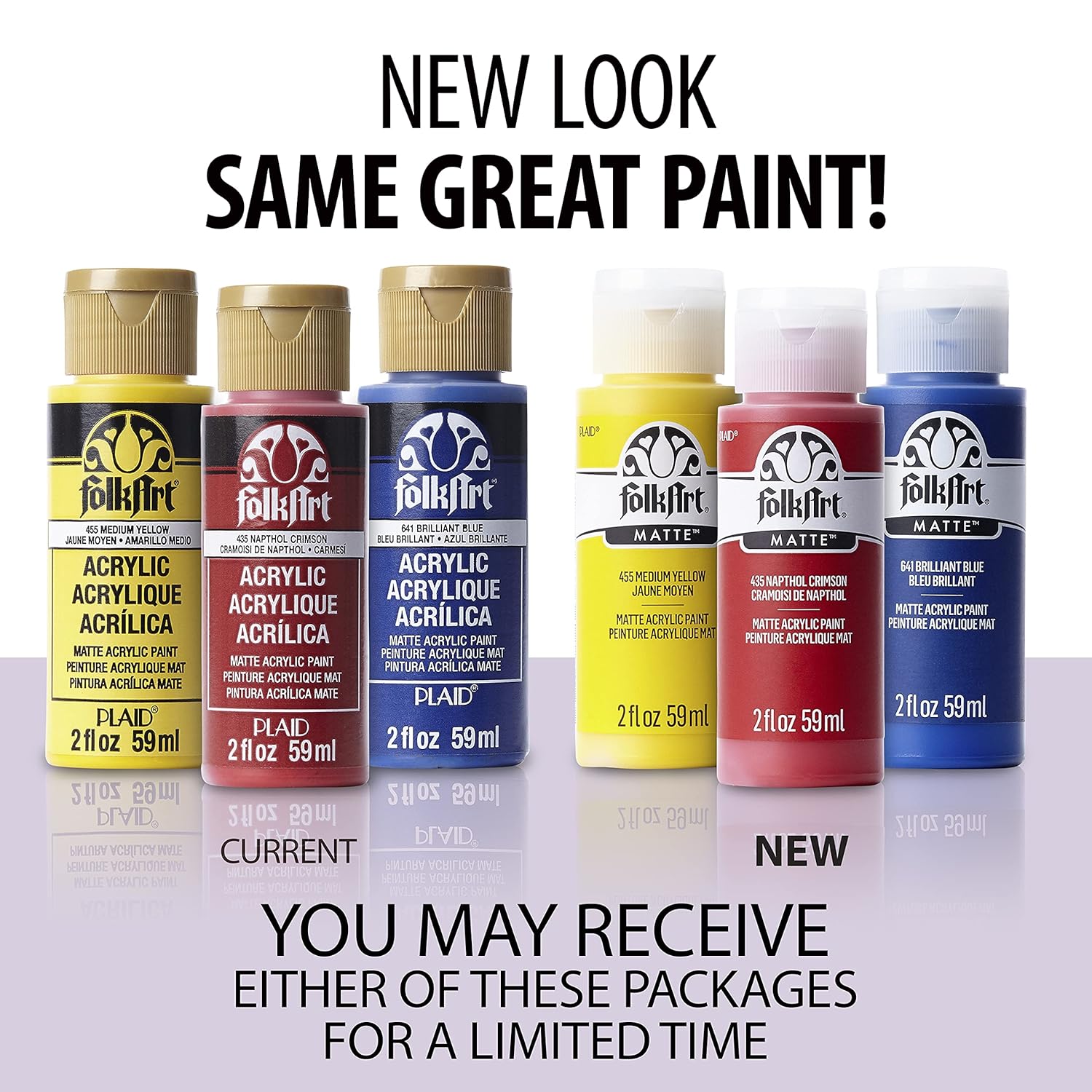 FolkArt Acrylic Paint in Assorted Colors (2 oz), Pale Gray (Pack of 2)