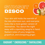 Sunset Disco Candle, Citrus Scented, Made With Essential Oils, 3 Wicks, 13.5 Oz